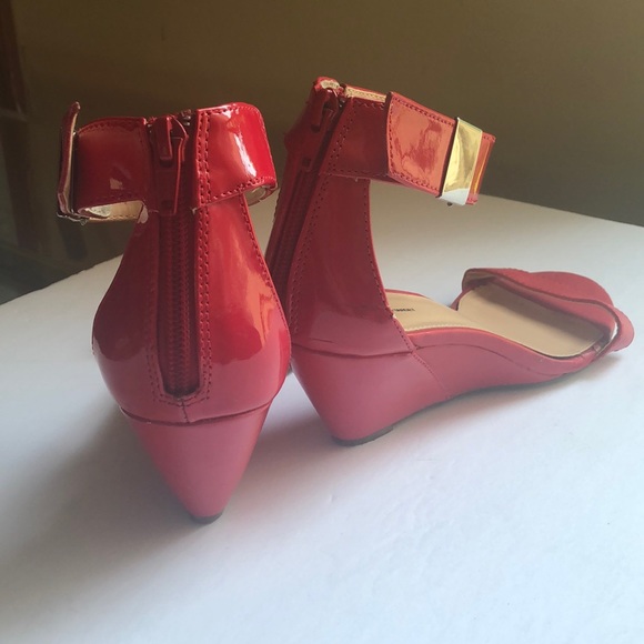 Prabal Gurung for Target Red Wedges Size 7 - Picture 3 of 5